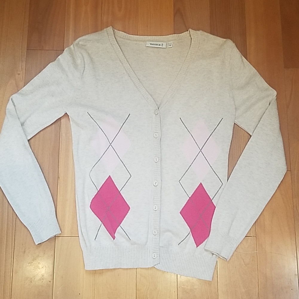 C&A Argyle cardigan
